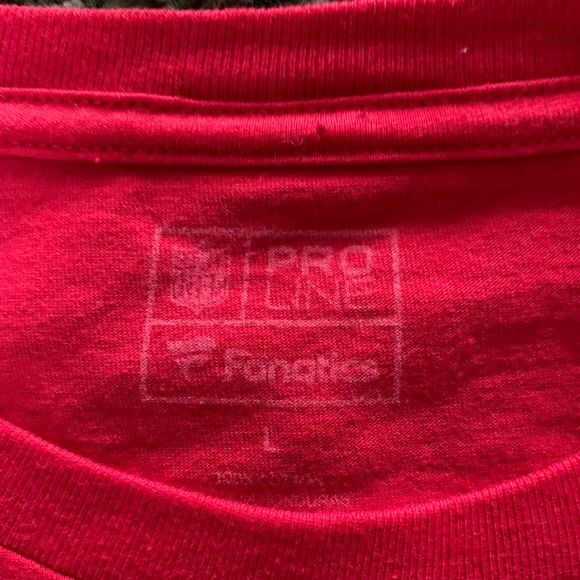 Patrick Mahomes KC lg red proline fanatics long sleeve tee - Picture 2 of 4